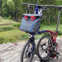 Folding bicycle carrier bag for brompton bag handbag Canvas with frame