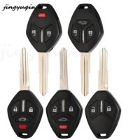 jingyuqin 2/3/4 Buttons Replacement Remote Car Key Shell Case Fob For Mitsubishi Outlander Galant Eclipse Lancer