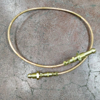 Pigtail Tembaga Tabung Oksigen Nitrogen 5/8\ x 5/8\" Kelengkapan Pipa 8mm x 1mtr Tebal 1mm Nepel Oks