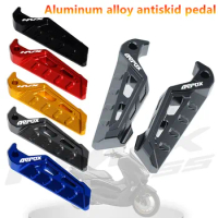Motorcycle Accessories Rear Passenger Footrest Foot Rest Pegs Rear Pedals anti-slip pedals For YAMAHA AEROX NVX 125 155 AEROX155