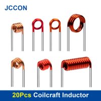20Pcs Coilcraft Inductor Copper Wire Hollow Coil Inductance Remote Control FM Inductor 0.7*3.0*1.5T 2.5T 3.5T 4.5T 5.5T 6.5T 7.5