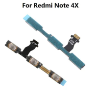 New Power On/Off Volume Button Key Flex Cable Ribbon Replacement For Xiaomi Redmi Note 4 Note 4X Note 5 /Pro