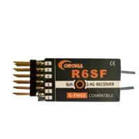 Corona R6SF S-FHSS/FHSS compatible 6ch receiver for T6J T8J T14SG T18MZ T18SZ