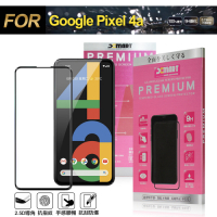 Xmart for Google Pixel 4a 超透滿版 2.5D 鋼化玻璃貼-黑