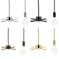 Easy to Use Fan Pull Chain Durable Bulb Fan Pull Chain for Ceiling Fans Fixtures Q81C