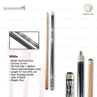 STICK BILLIARD DIAMOND MAPLE CUE STIK PLAY BILIAR BILIYAR BILIARD White