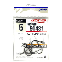 ตัวเบ็ด OWNER - Super Chinu Cutting Point 91481 ชินุ ตูดแบน