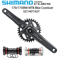 SHIMANO CUES U6000 CRANKSET 1X11S 170MM/175MM Length 32T/40T/42T Dental Plate And Bottom Bracket SM-BB52/BB-MT501 For MTB Bike