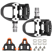 Clip Lock Pedal Clipless Automatic Pedals for shimano SPD-SL Come with Tension Adjust Hexagon