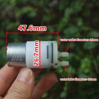 Micro Self-priming Water Pump Negative Air Pump DC 5V 6V Mini 24mm 310 Motor Water Small Diaphragm Suction Breast Pump
