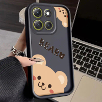 Sarung Telefon Pals Beruang Comel, Untuk Motorola Moto G86, Perlindungan Jatuh, Kalis Kejutan, Sarun