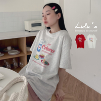 LULUS/可愛罐頭蛋糕圖案上衣２色【A01240222】