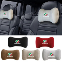 Suede Car Seat Headrest Pillow Neck Cushion for Perodua Kancil Kembara Kenari Kelisa Myvi VIVA Nautica Car Accessories Interior