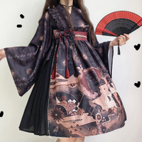 現貨原創櫻井美姬lolita日系和風雙子閨蜜洋裝lo日常洛麗塔連衣裙