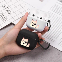 Cartoon Comic Kawaii Cat Airpod Case Cool Earphone Cover for AirPods 2 3 Pro 2nd Generation Case Best Gift for Girls Fans Teens