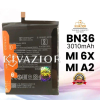 ORIGINAL Battery compatible with Mi-6X Red A2 BN36 Original Batre Baterai