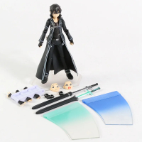 Figma Art Online Kirito 174 248 Asuna 178 Sinon 241 Action Figure Model Toy Gift For Collection
