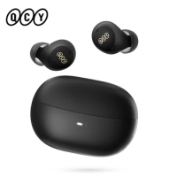 QCY HT07 ANC Wireless Earphones 40dB Noise Cancelling TWS Earbuds 6 Mic AI HD Call Bluetooth 5.2 HiFi Headphone 32H Playback