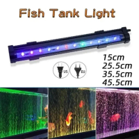 A NEW  LED Light For Fish Tank LED Bubble Light LED Diving Light Fish Tank Light Submersible Light F
