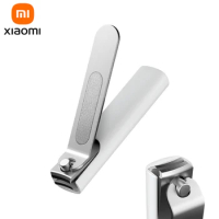 Xiaomi Mijia Stainless Steel Nail Clipper with Anti Splash Cover Trimmer Pedicure Care Nail Clippers Professional Nail Art Tools