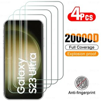 4pcs For Samsung Galaxy S23 S22 S21 S20 Ultra 5G Hydrogel Film Not Glass S23Ultra S22Ultra S21Ultra Protective Screen Protectors