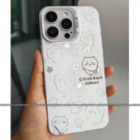 Kawaii Anime Chiikawa Iphone Case Iphone 15 14 Mini Pro Max Plus Cartoon Chiikawa Usagi Hachiware Phone Case Creative Girl Gifts
