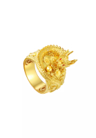 TOMEI TOMEI【金龙献珠】Dragon Ring, Yellow Gold 916
