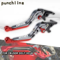 Fit For CB150R 2017-2018 Folding Extendable Brake Clutch Levers For CB 150R CB150 R Motorcycle CNC Accessories Parts Handle Set