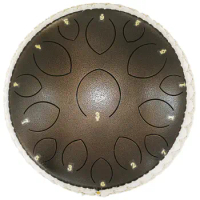 6 /8 / 12 / 14 inch 11 Tone Steel Tongue Drum Steel Tongue Drum Percussion Instruments Drum Mallets and Carry Bag