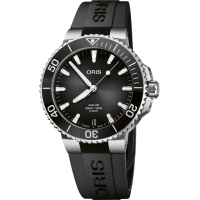【ORIS 豪利時】Aquis 五日鍊全新自製機芯 Calibre 400 潛水錶 送禮 禮物 推薦(0140077694154-0742274FC)