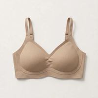 Sorella Bra Souffle Cooling Wireless Full Cup S10-3105V Tanpa Kawat Brown M