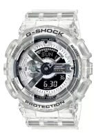 G-SHOCK Casio G-Shock 40週年 Clear Remix 110系列透明指針數碼手錶 (GA-114RX-7A)