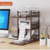 Creative Desktop Printer Shelf Office Document Frame Multifunctional Multi-layer Household Storage Rack Organizes Office Space