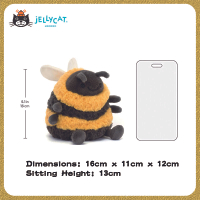 Jellycat Albee Bee Soft Plush Toy Cute Stuffed Bee Huggable Plushie For Kids Baby