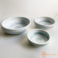 【Daylight】日式厚缽系列-4件組-小4個(陶瓷盤 盤子 可微波 入厝禮 餐盤 湯盤 日式料理)
