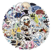 63pcs /set Honkai Impact3 Anime Stationery Sticker Sticker Waterproof Children Student Fashion Stationery Decoration