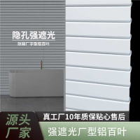 鋁合金百葉窗簾衛生間浴室防水免打孔辦公室高遮光電動卷簾百葉窗