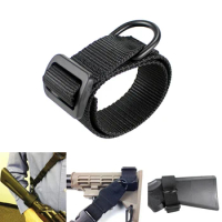 Tactical Military Airsoft ButtStock Sling Adapter Heavy Duty Rifle Stock Strap Gun Rope Strapping Belt
