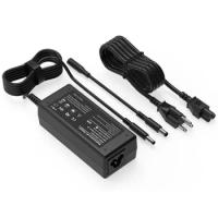 65W 2 Tips Charger for Dell Laptop Charger for Dell inspiron 13 14 15 17 3000 5000 7000 Series laptops Round Connects Chargers