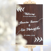 WELCOME SIGN 30x40 / WEDDING WELCOME SIGN / GUEST SIGN