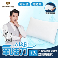 【日本旭川】AIRFIT氧活力3D透氣可調式水洗枕