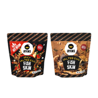 【IRVINS】新加坡鹹蛋黃魚皮-原味/嗆辣x3包(80g/包)