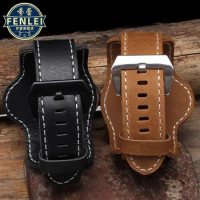 22mm 24mm 26mm Genuine Leather Watch Strap for Panerai PAM111 441 0077 Diesel Fossil 4565 Watchband Men Vintage Cowhide Bracelet
