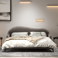 【橙家居·家具】/預購/雲朵軟包床架五尺 AOZ-M9012(售完採預購 床架 主臥床 雙人床 造型床架)