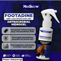 FOOTADINE OBAT PMK PADA KUKU SAPI DAN LUKA PADA LAINNYA
