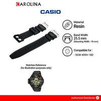 Tali Strap CASIO SGW-400H-1B2V 25.5mm Black Resin 10379562