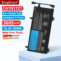 KingSener C41N1727 55WH Laptop Battery For ASUS ROG Zephyrus GM501 GM501G GM501GM GM501GS GU501 GU501GM Series Free Tools