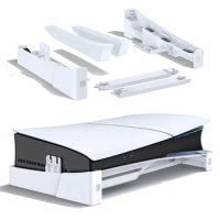 For PS5/PS5 Slim Console Holder PS5 Slim Horizontal Bracket PS5 Base Stand For Playstation 5 Disc &amp; Digital Editions Accessories
