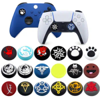 2pc Soft Silicone Thumb Stick Grip Cap For Sony Playstation 5 4 PS5 PS4 XBOX Switch Pro Controller Joystick Cover Protector Case