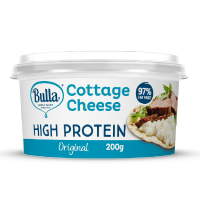 《AJ歐美食鋪》空運預購品 冷藏 Bulla 布拉 農舍 原味乾酪 茅屋起司 卡迪吉 200g Cottage Cheese